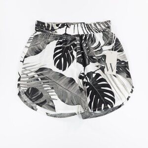 Worthington Womens Mid‎ Rise Lightweight Tropical Print Pull On Shorts Black XS